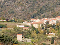 vue du village de Montaigut (gite)
